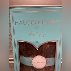 Halo Couture balayage layered extentions